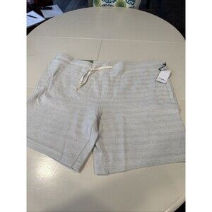 Mens Knit Shorts, 2XL Cream, Goodfellow & Co, 8.5" Inseam, Relaxed/Drawstring